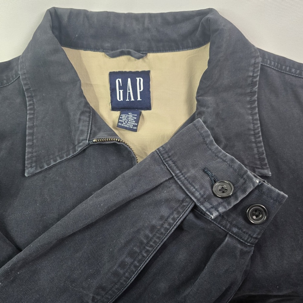 Gap Canvas Denim Chore Jacket Black XL